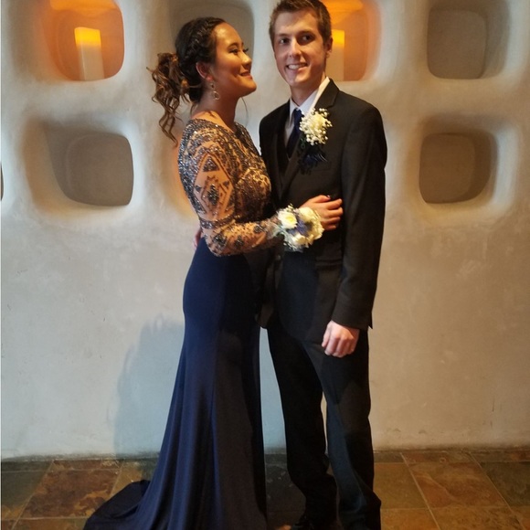 Sherri Hill Prom Dress Two Piece - Picture 2 of 3